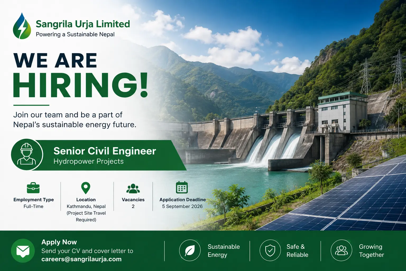Senior Civil Engineer – Hydropower Project
